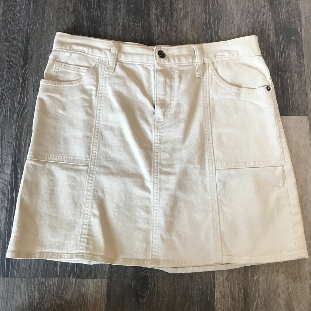 Gap Jean Light Tan Skirt